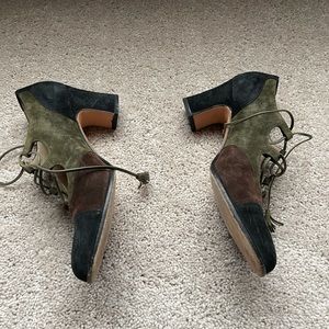 Salvatore Ferragamo Vintage Suede Heels